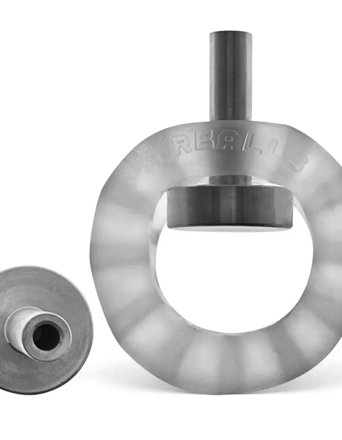Airballs Electro Air-Lite Ballstretcher With Two 4mm Electro Contact - Clear Ice