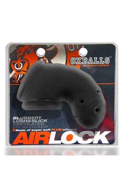 Airlock Air-Lite Vented Chasity - Black Ice