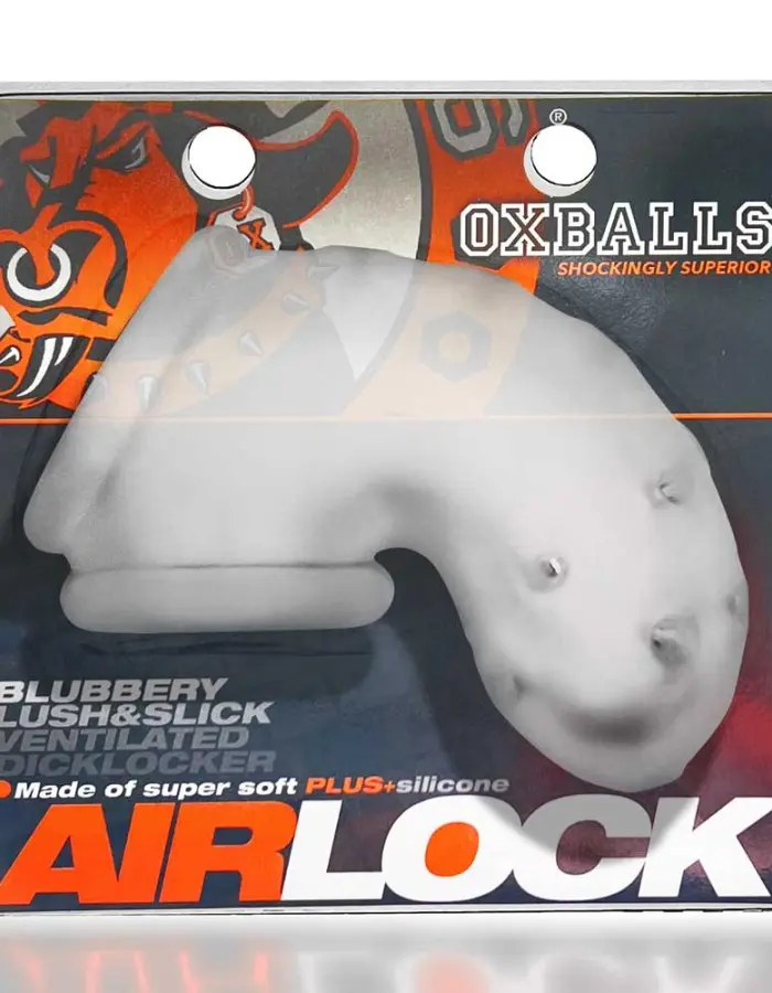 Airlock Air-Lite Vented Chastity - Clear Ice