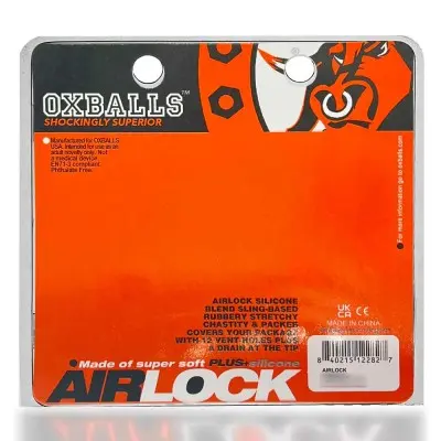 Airlock Air-Lite Vented Chastity - Clear Ice