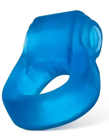 Glowdick Cockring With Led - Blue Ice