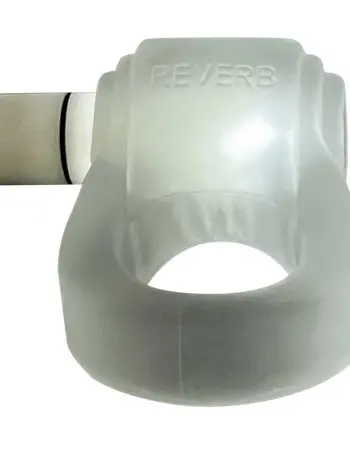 Glowdick Cockring With Led - Clear Ice