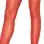 Lurex Shimmer Tights - One Size - Red