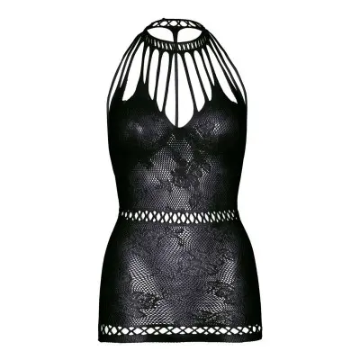 Lasting Love Lace Mini Dress - One Size - Black