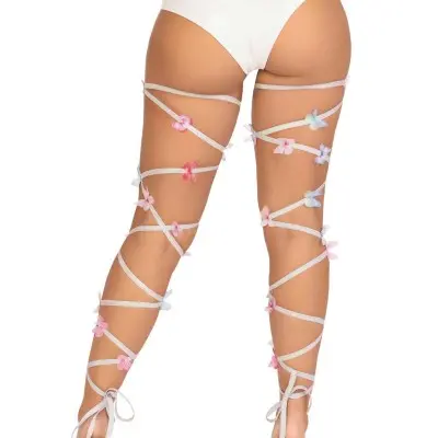 Butterfly Leg Wraps - One Size - Multicolor