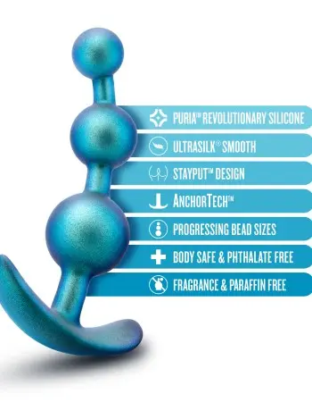 Anal Adventures Matrix - Gamma Plug - Neptune Teal