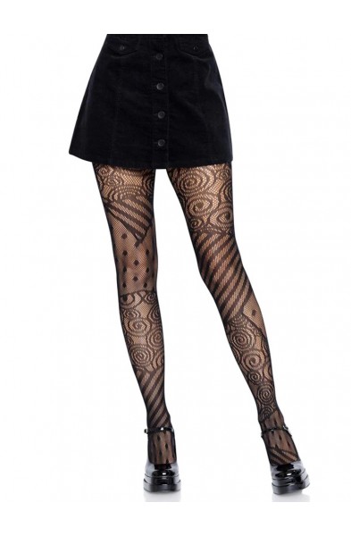 Doll Net Tights - One Size - Black