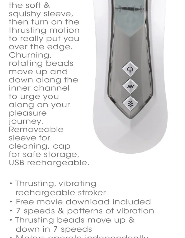Stroking Buddy - White
