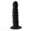 Kendall Silicone Dong Swirled Satin Finish - Black