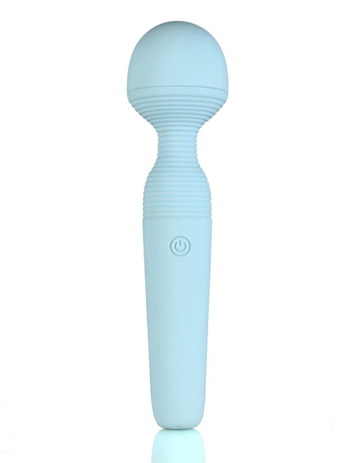Grace Bendable Vibrating Pleasure Wand - Blue