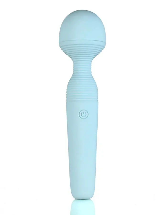 Grace Bendable Vibrating Pleasure Wand - Blue
