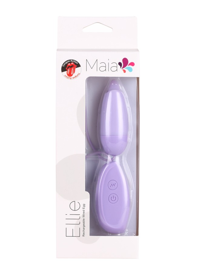 Ellie Wired Bullet Vibrator - Purple