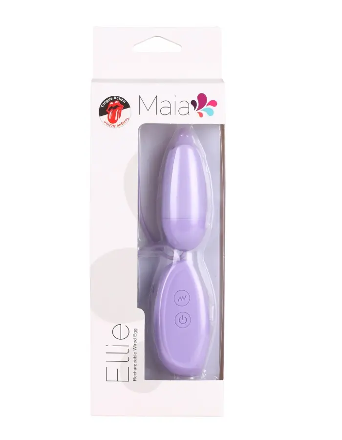 Ellie Wired Bullet Vibrator - Purple