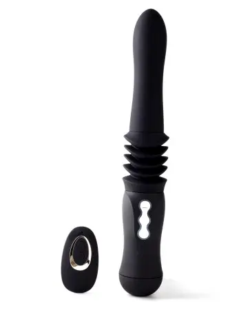 Max Silicone Thrusting Portable Love Machine - Black