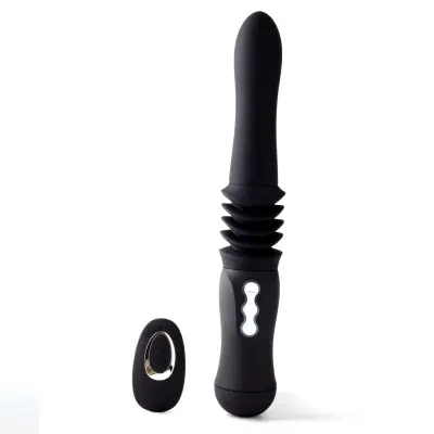 Max Silicone Thrusting Portable Love Machine - Black