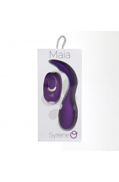 Syrene Remote Control Luxury USB Rechargeable  Bullet Vibrator - Purple