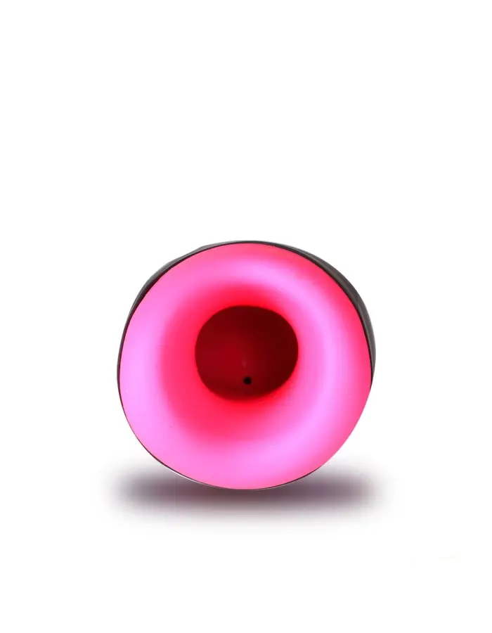 Piper USB Rechargeable Multi Function Masturbator With Suction - Black/pink