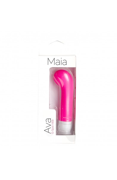 Ava Silicone Mini G-Spot Vibe - Pink