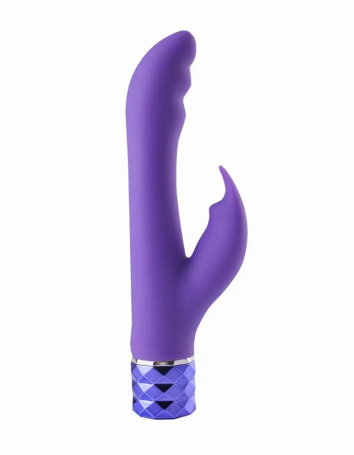 Hailey 10-Function Vibrating Rechargeable Dual  Vibe - Purple