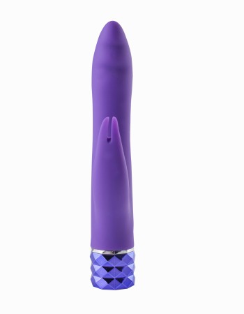 Hailey 10-Function Vibrating Rechargeable Dual  Vibe - Purple
