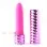 Roxie Crystal Gem Lipstick Bullet Vibrator - Pink