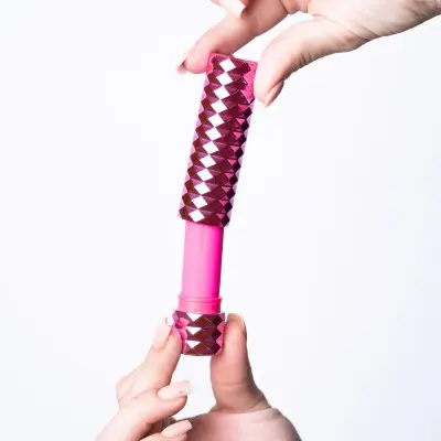 Roxie Crystal Gem Lipstick Bullet Vibrator - Pink