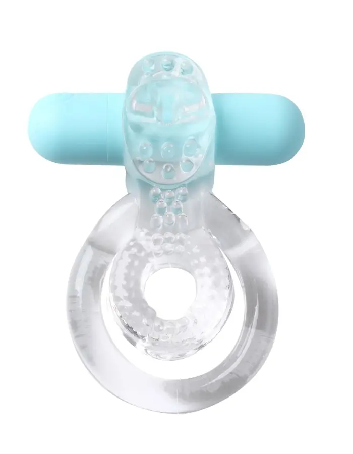 Jayden Vibrating Erection Enhancer Ring - Clear