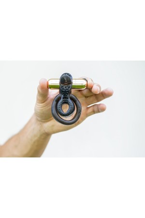 Jayden Vibrating Erection Enhancer Ring - Rose  Gold