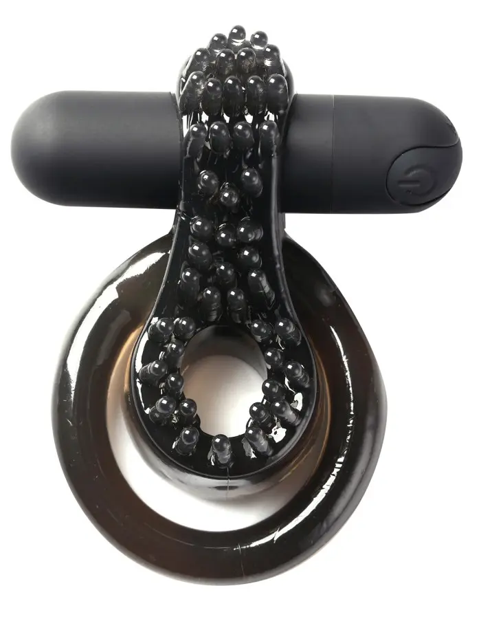 Jagger Vibrating Erection Enhancer Ring - Black