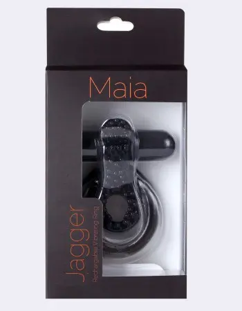 Jagger Vibrating Erection Enhancer Ring - Black