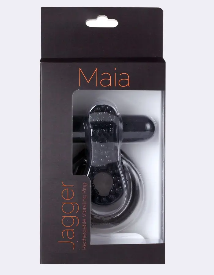 Jagger Vibrating Erection Enhancer Ring - Black