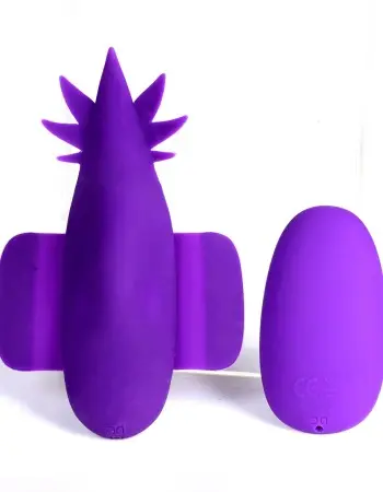 Sativa 10-Function Remote Control Panty Vibrator - 420 Series - Purple
