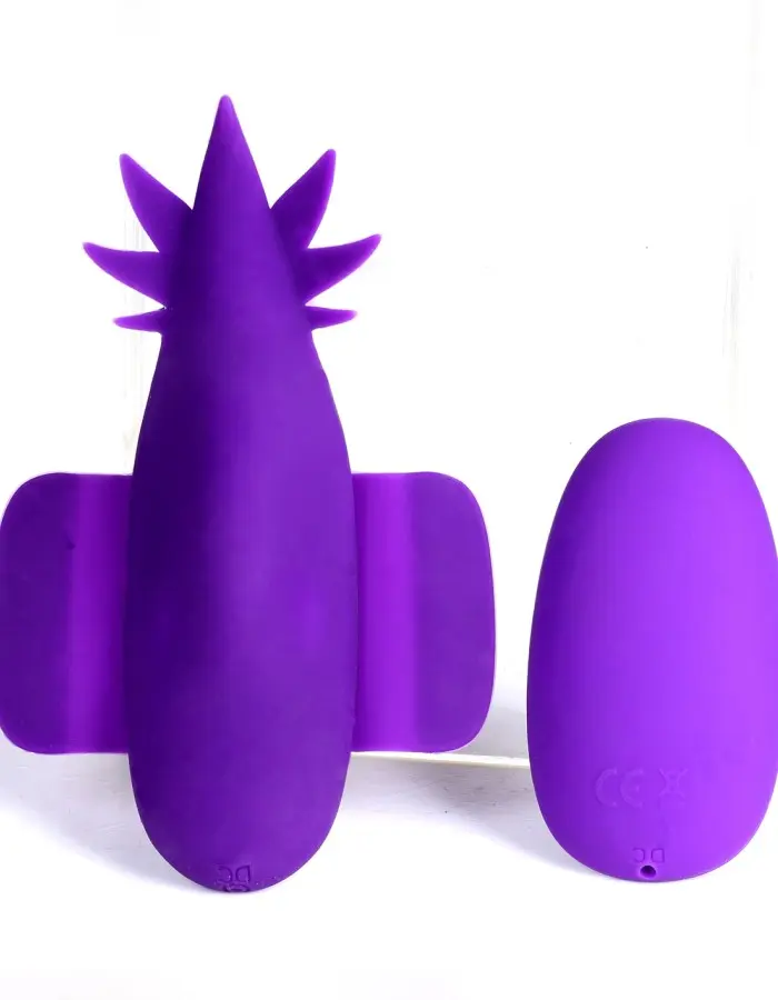 Sativa 10-Function Remote Control Panty Vibrator - 420 Series - Purple