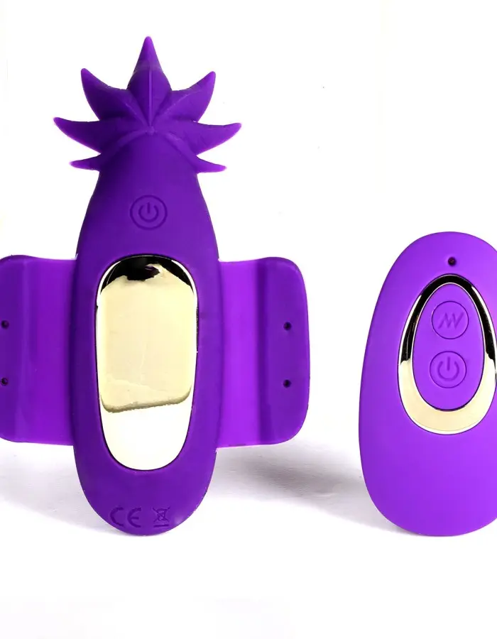 Sativa 10-Function Remote Control Panty Vibrator - 420 Series - Purple