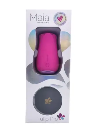Tulip Pro 15-Function Suction Vibe With Wireless Charging - Pink