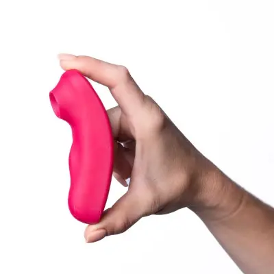 Remi 15-Function Rechargeable Remote Control Suction Panty Vibe - Red
