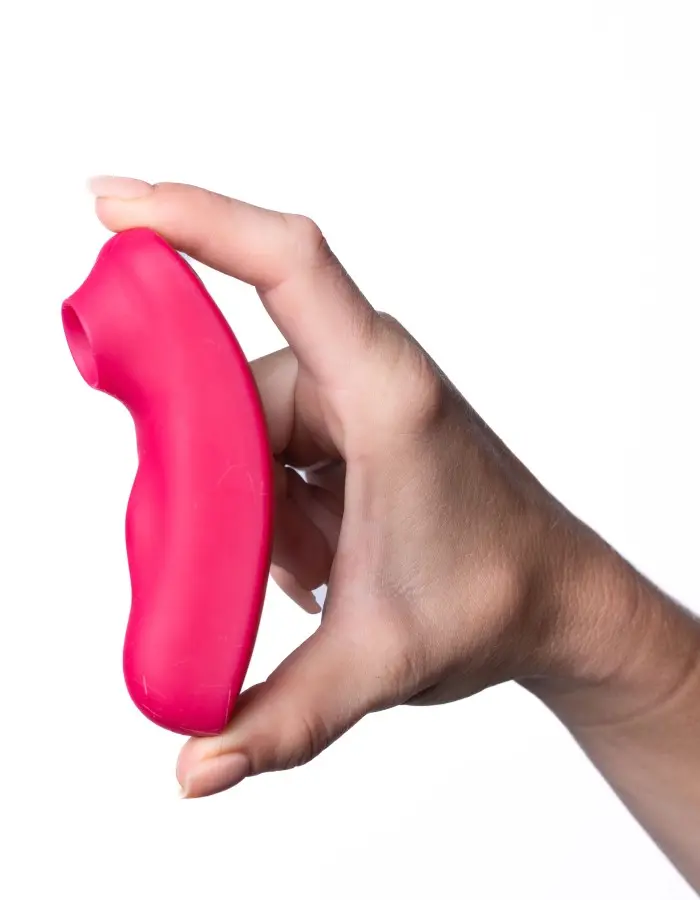 Remi 15-Function Rechargeable Remote Control Suction Panty Vibe - Red