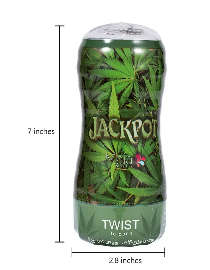 Jackpot Aircraft Cup Style Male Masturbator 420  Series - Clear