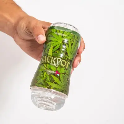 Jackpot Aircraft Cup Style Male Masturbator 420  Series - Clear