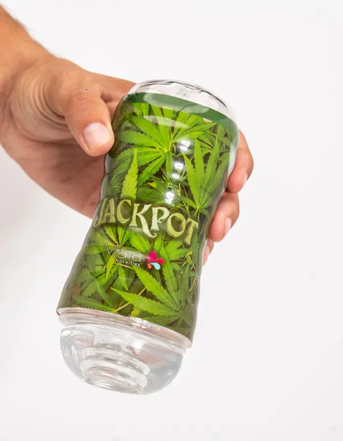 Jackpot Aircraft Cup Style Male Masturbator 420  Series - Clear