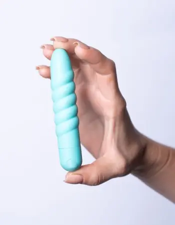 Lola 10 Function Vibrating Twisty Bullet - Teal