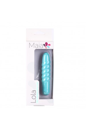 Lola 10 Function Vibrating Twisty Bullet - Teal