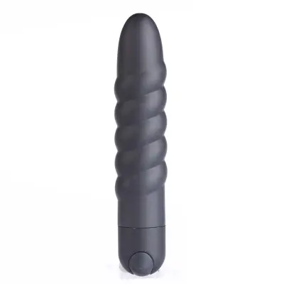 Lola 10 Function Vibrating Twisty Bullet - Black