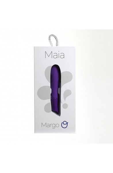 Margo Silicone Textured Bullet Vibrator - Neon  Purple