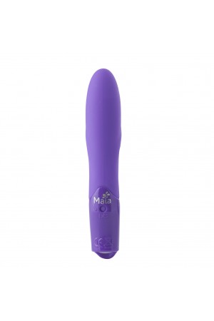 Margo Silicone Textured Bullet Vibrator - Neon  Purple