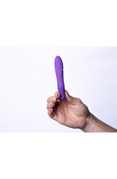 Margo Silicone Textured Bullet Vibrator - Neon  Purple