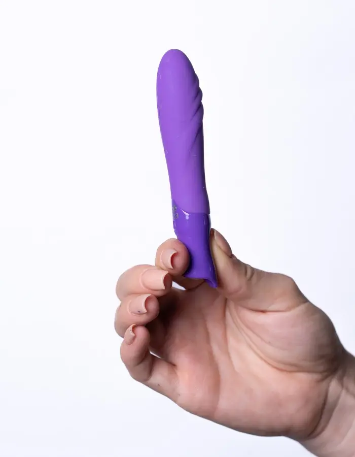 Margo Silicone Textured Bullet Vibrator - Neon Purple