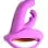 10x Come Hither Rocket Silicone Vibrator - Purple