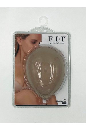 Cloth Adhesive Bra - Cup D - Beige