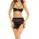 3 Pc Bra and Apron Set - Small/medium - Black